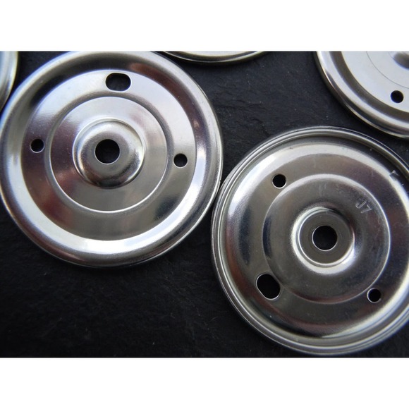 Jewelry Art Supply. Steampunk. Recycled Aluminum Computer Parts. Gears Discs - Picture 4 of 5